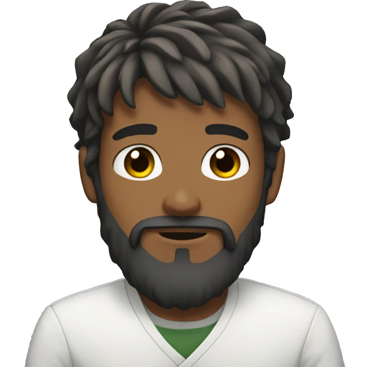 Anime and beard emoji