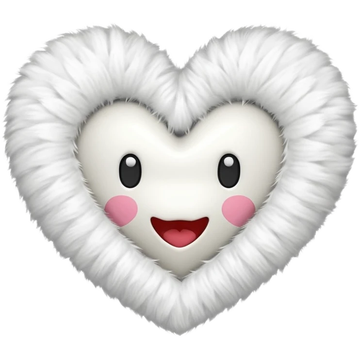 Adidas fur heart emoji