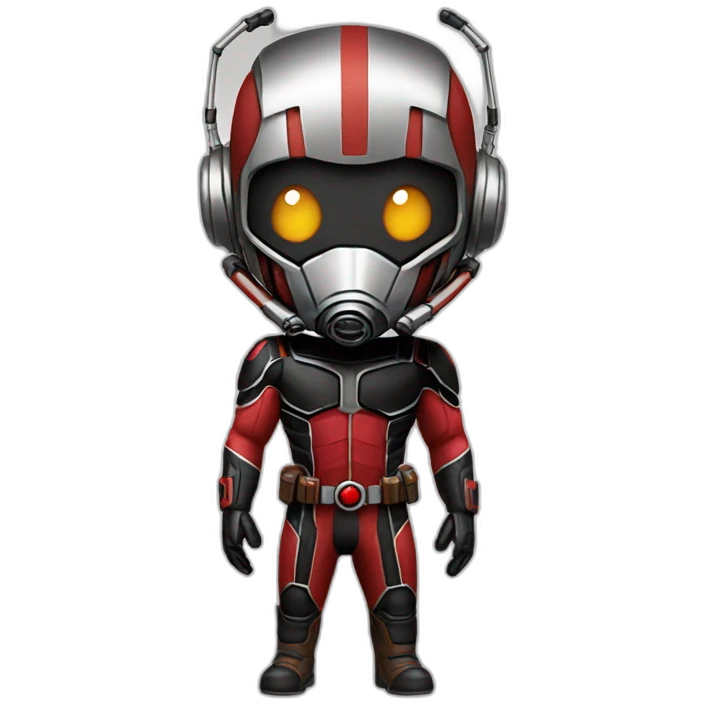 antman with brown gas emoji
