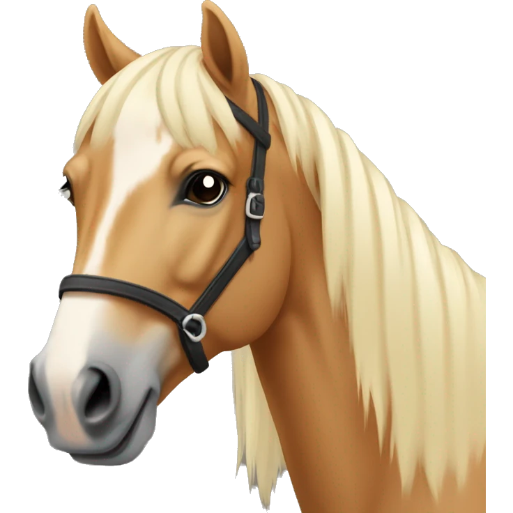 Palomino horse emoji
