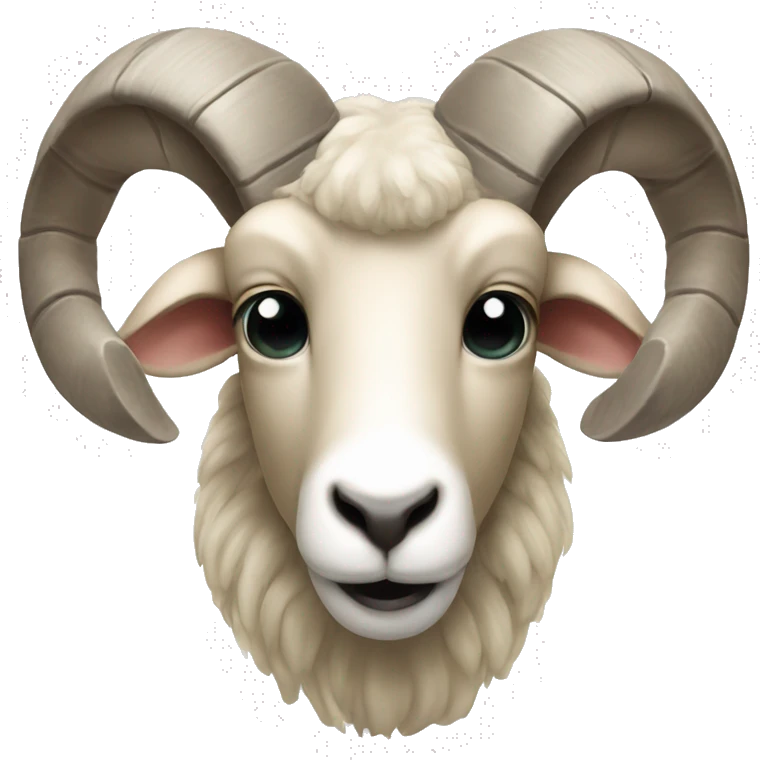 The ram had buttons on its eyes. emoji