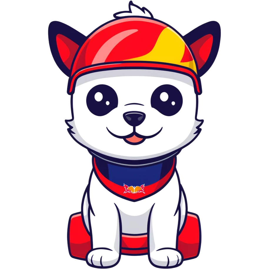 Red Bull terrier  emoji