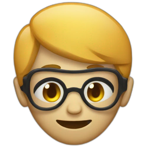 code and happy emoji