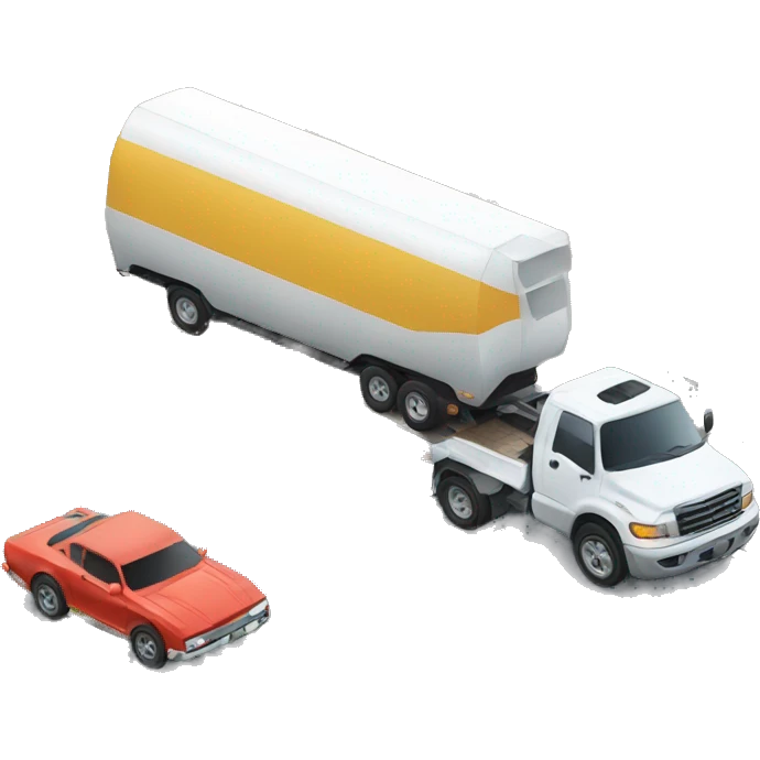 cars on trailer emoji
