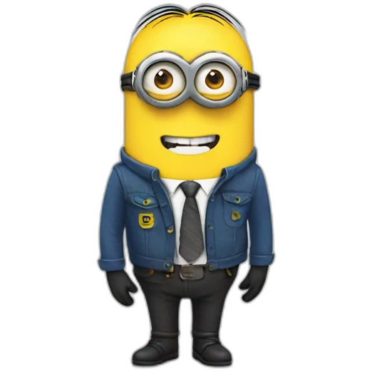 Minion in the office emoji
