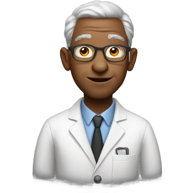 A goat physics professor emoji