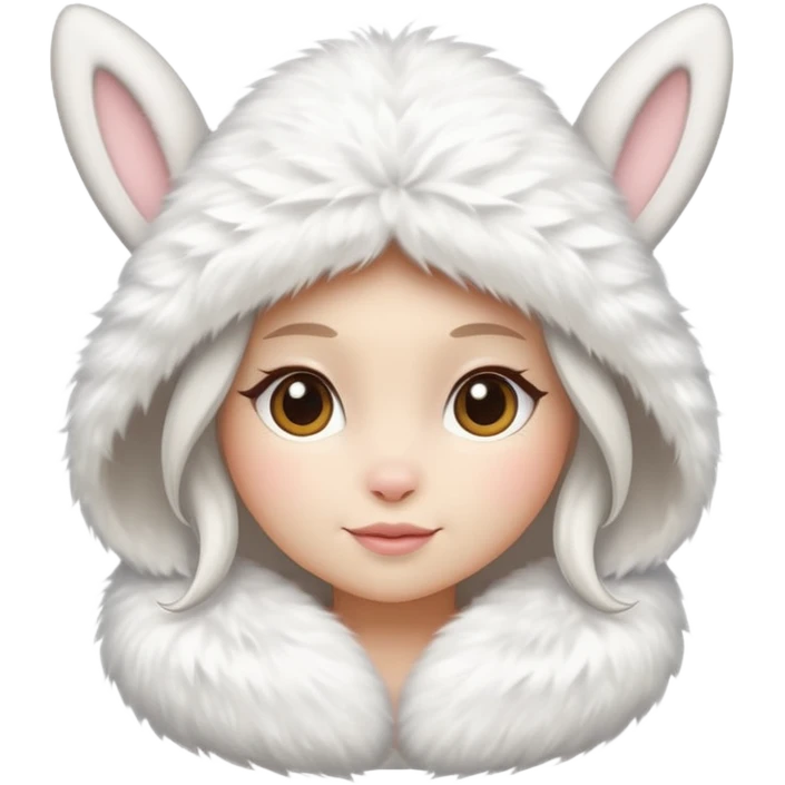 make a snow bunny

 emoji