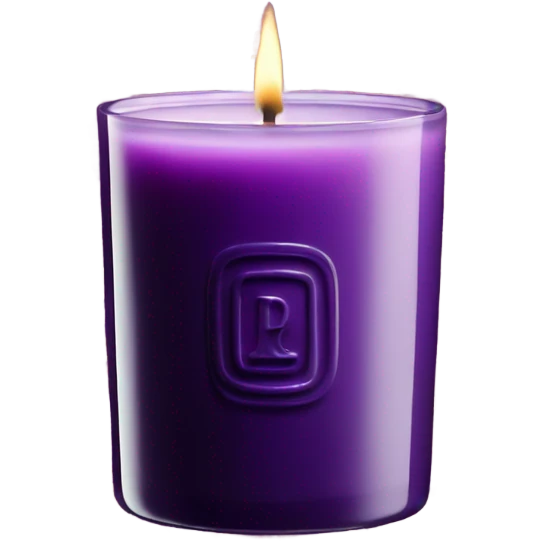 Diptyque candle purple emoji