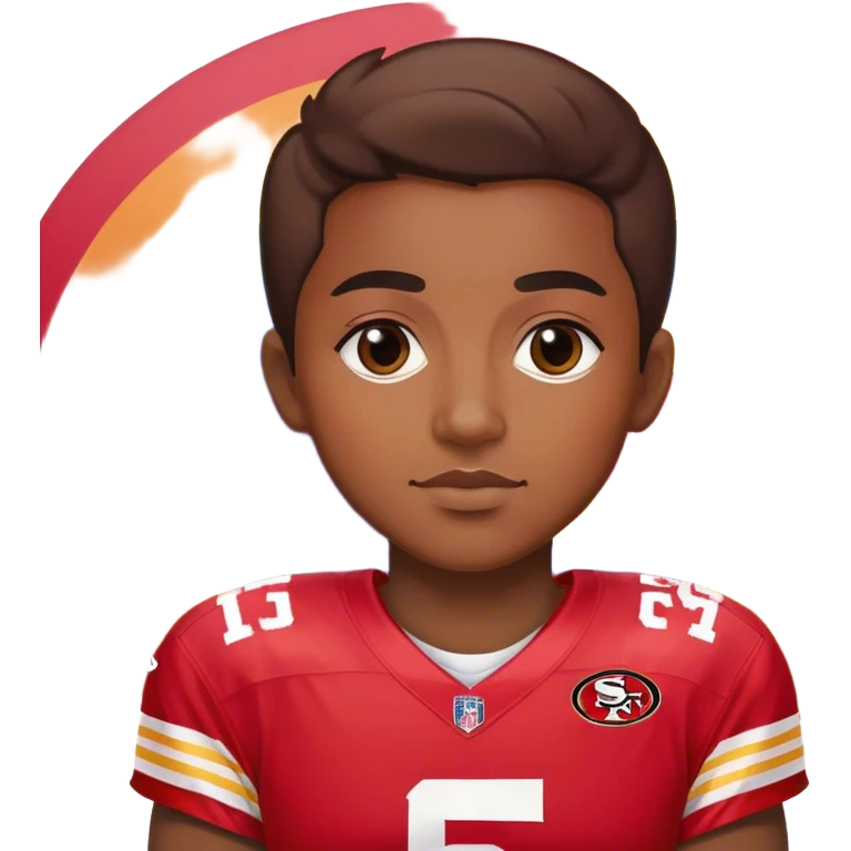 Gay pride 49ers fan emoji