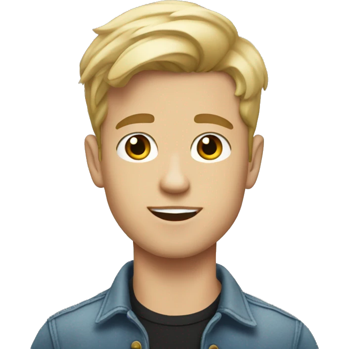 gen z white boy emoji