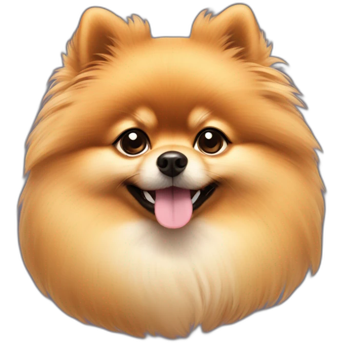 Pomeranian-cute emoji