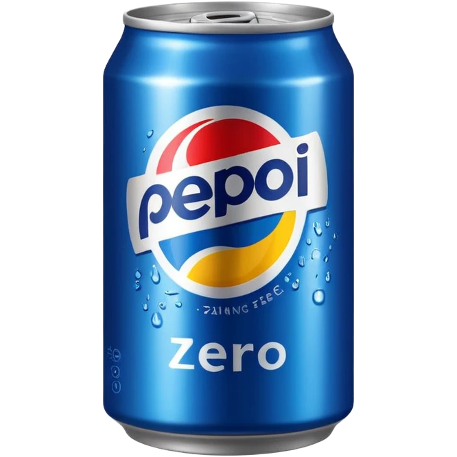 can of pepsi zero sugar the black one emoji