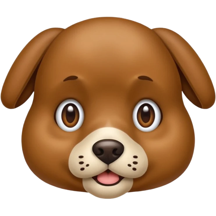 Um cachorro explodindo a mente emoji