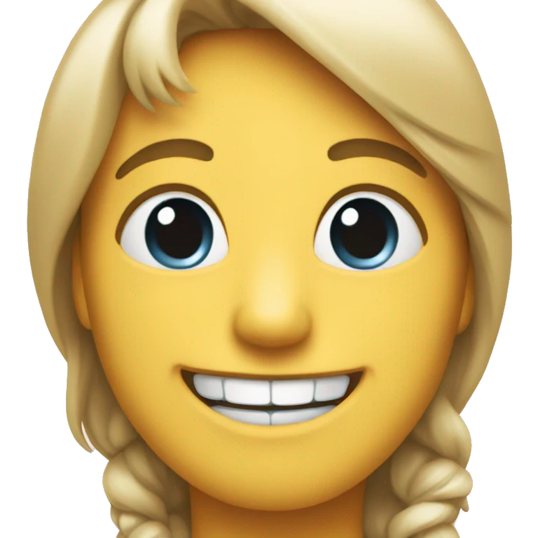 Smile with love emoji