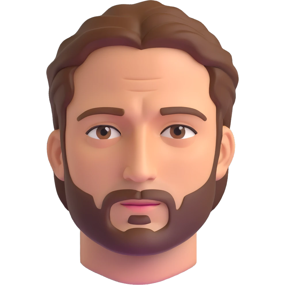 portrait inspired by Gerard Butler emoji