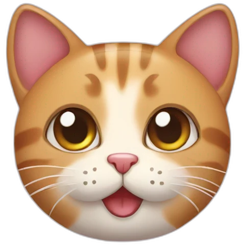 Cat, Kawaii style  emoji