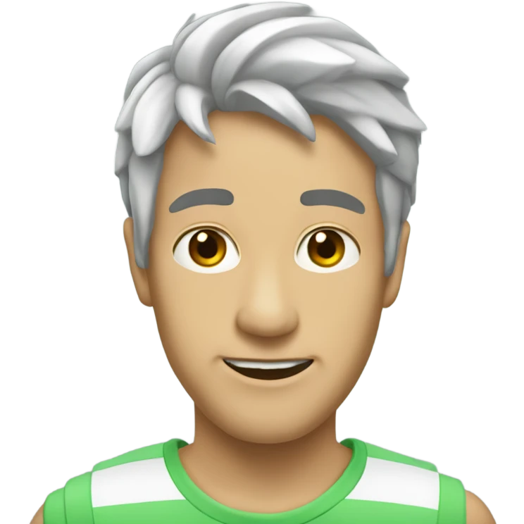Зеленый лук emoji