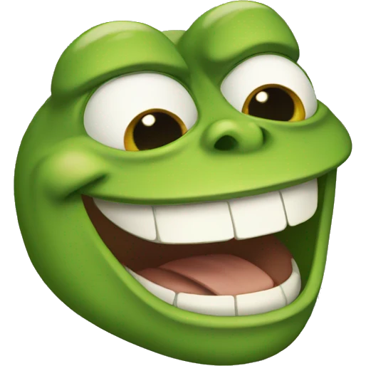 Pepe laughing  emoji