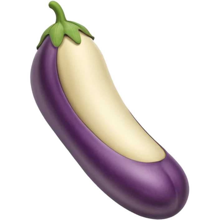 Egg plant and foot emoji