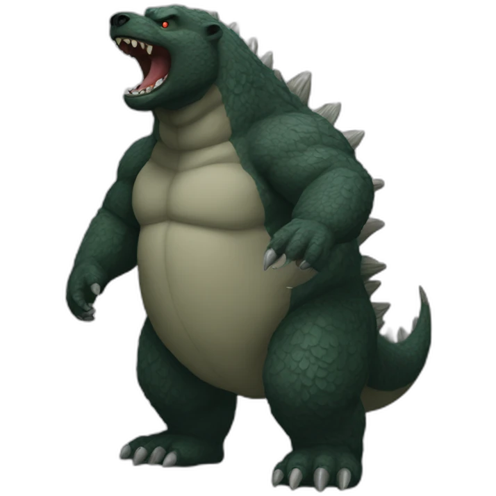 godzilla-bear emoji