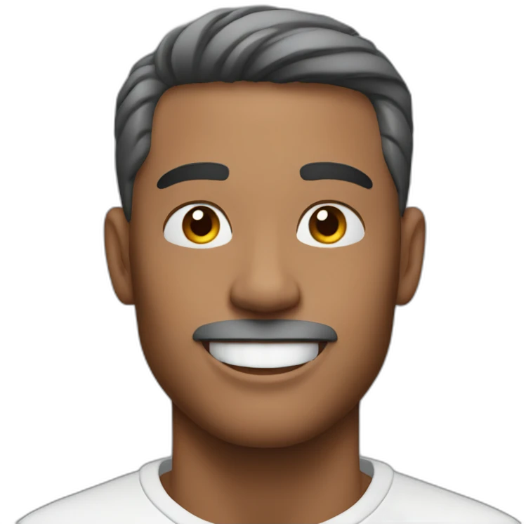 man vibing with airpods in emoji