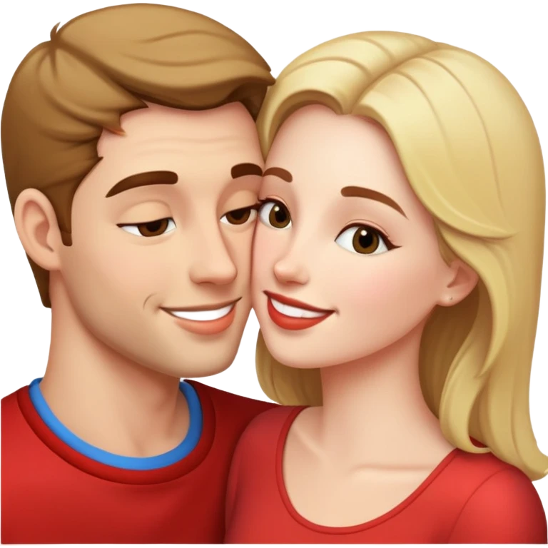 Couple kiss emoji