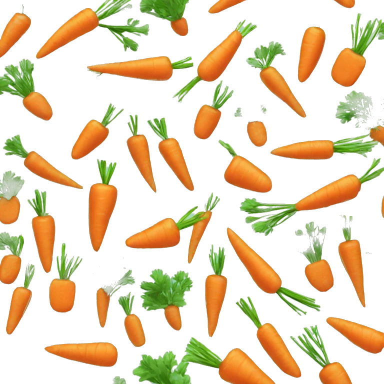 person giving carrots as flowers emoji