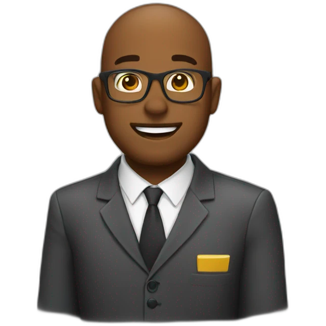 Cool teacher emoji