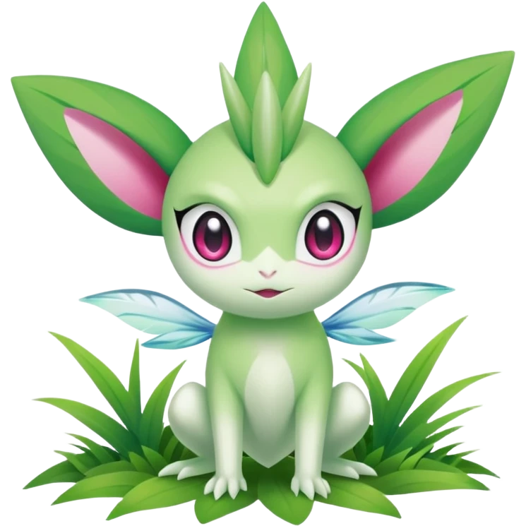 Virizion-Amaura-Celebi-Shaymin-hybrid-creature (full body) emoji