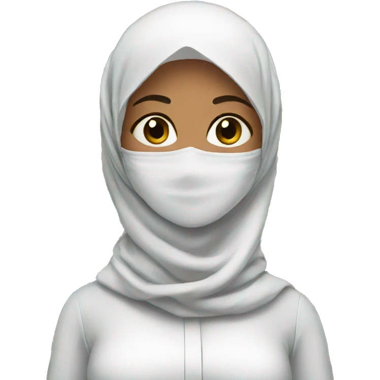 women with hijab in pharmacy emoji