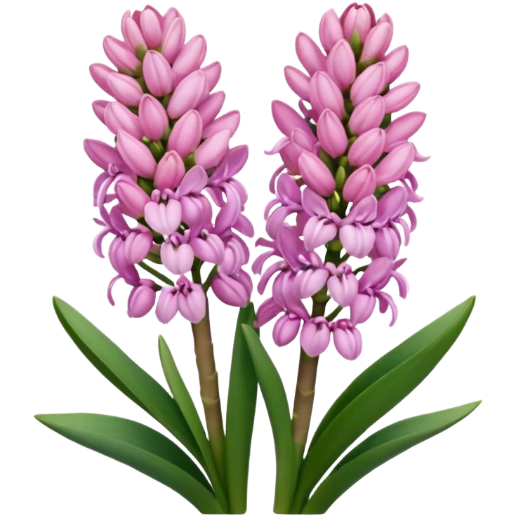 Pink hyacinth emoji