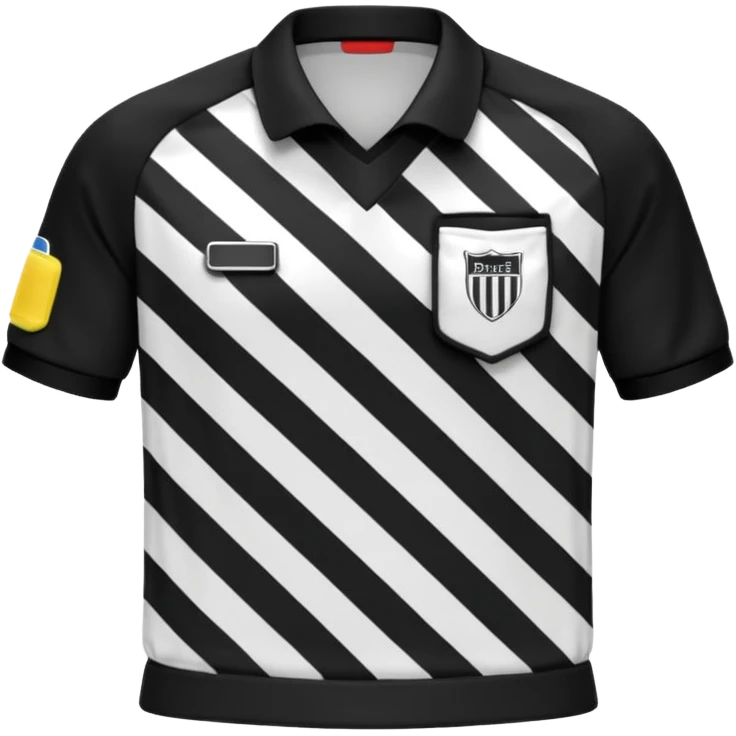 soccer refferee jersey emoji