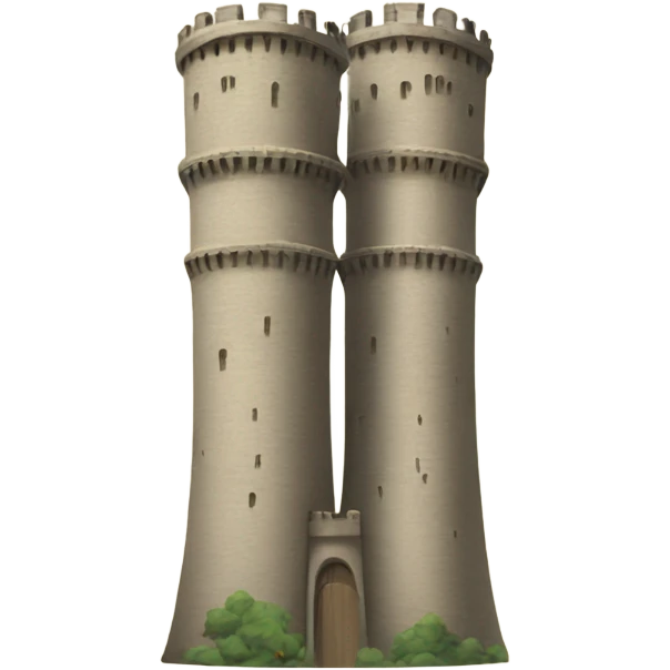 Two towers emoji