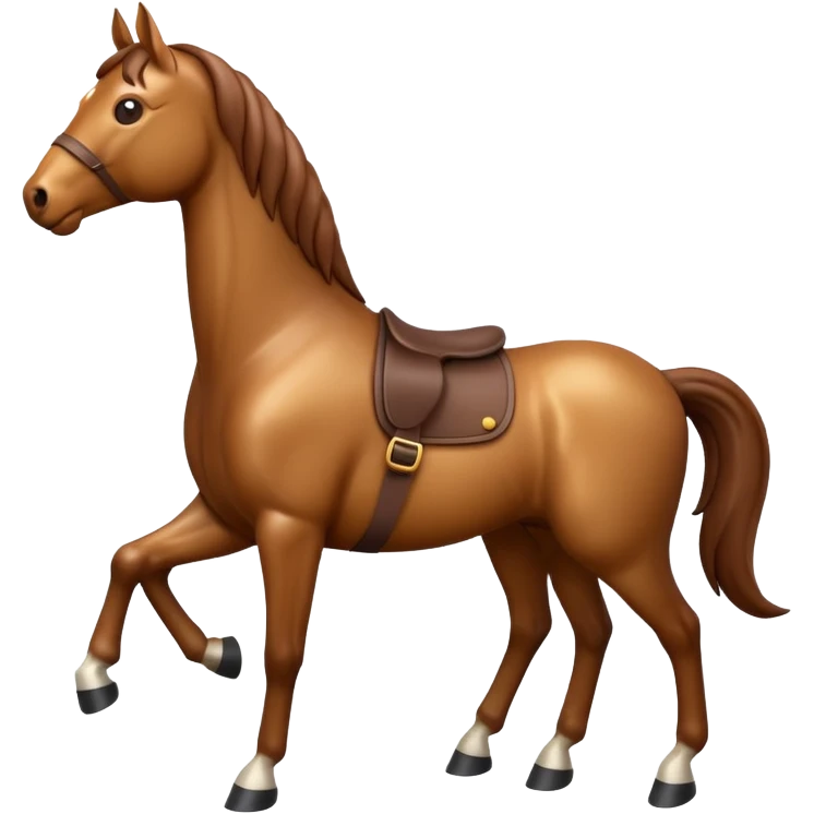 Standing Horse 3D emoji emoji