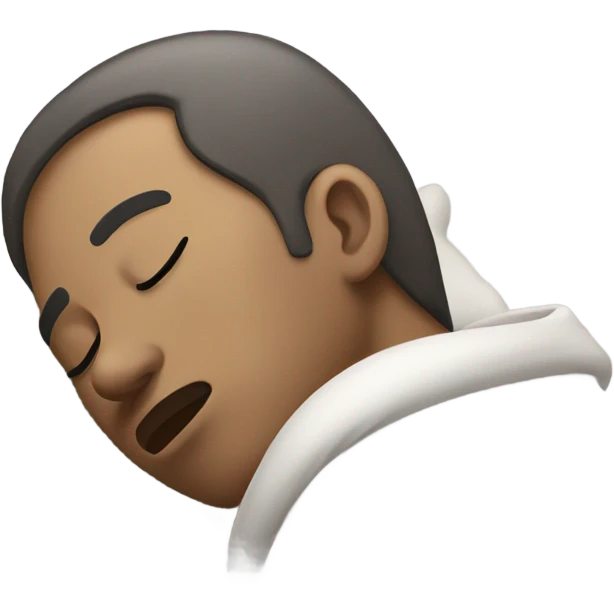 keel over and sleep emoji