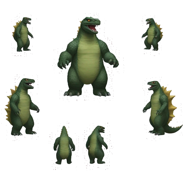 godzilla en robe emoji