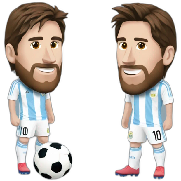 Messi équipe d'Argentine emoji
