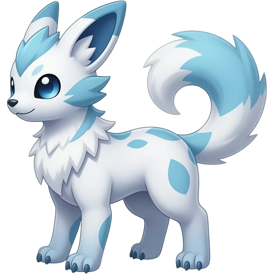 Absol-Glaceon-Sylveon-fusion-hybrid-creature emoji