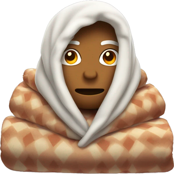 Heated blanket emoji