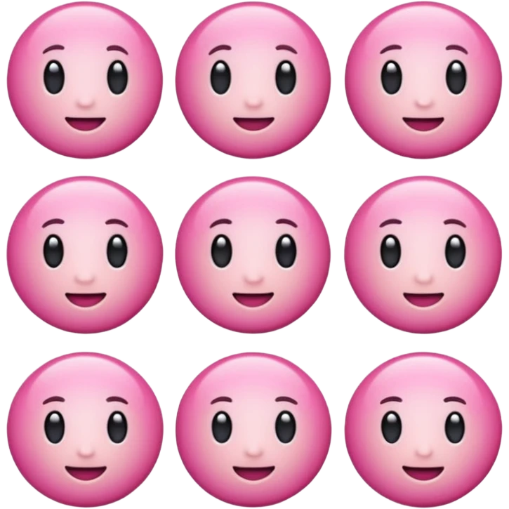 Pink emoji