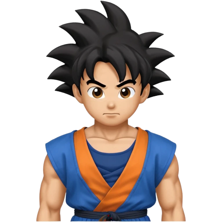 Son goku with blue gi emoji