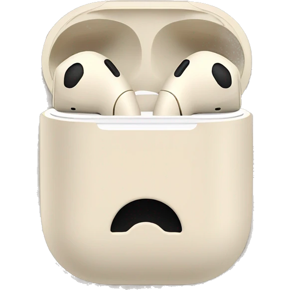 Apple AirPods Max, beige emoji