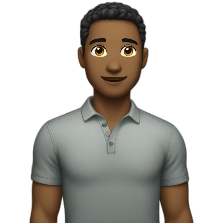 A handsome boy emoji