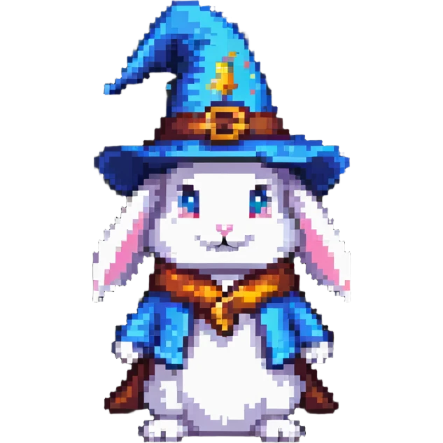 wizard rabbit emoji