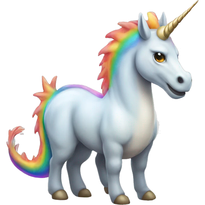 Unicorn dragon emoji