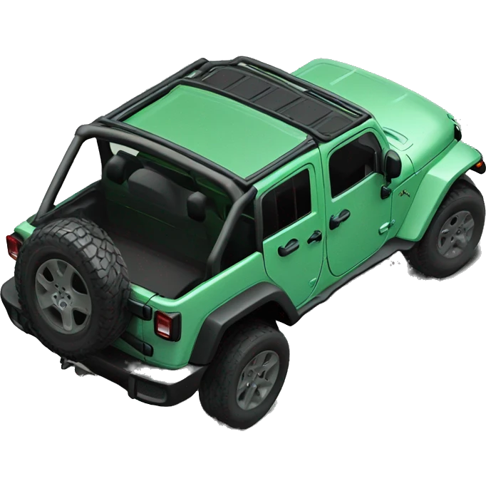 Jeep rubicon green emoji