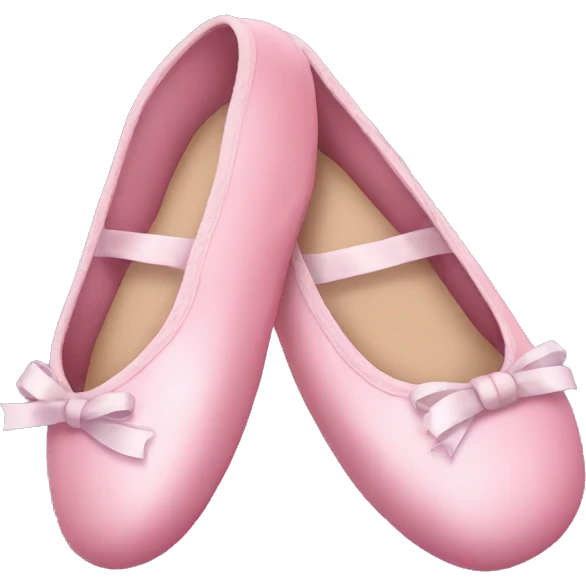 ballet slippers with tiny bows emoji