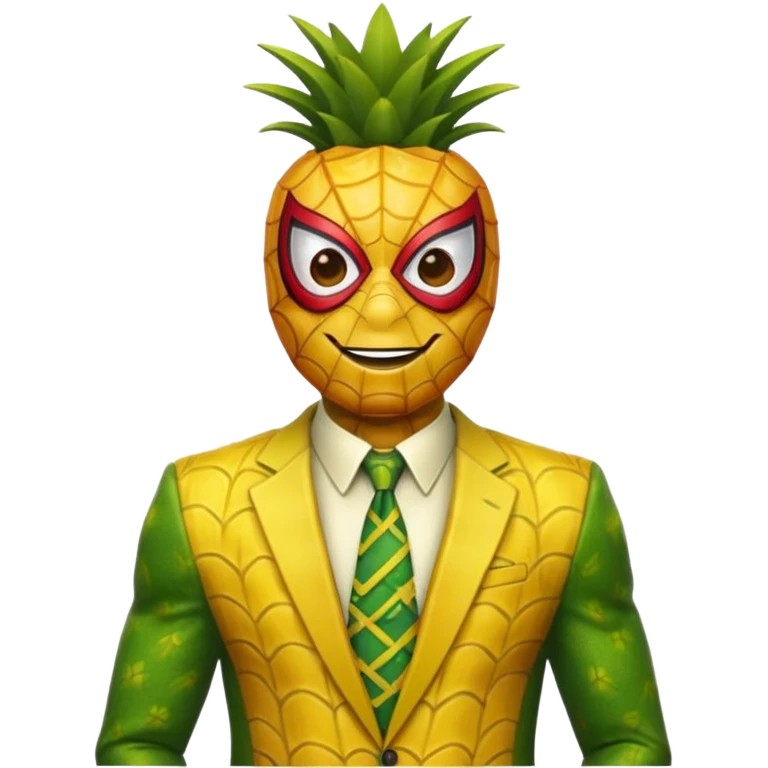 spiderman in pineapple theme emoji