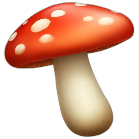 Red mushroom emoji