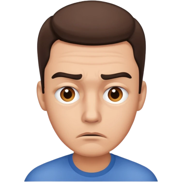 Overwhelmed man emoji